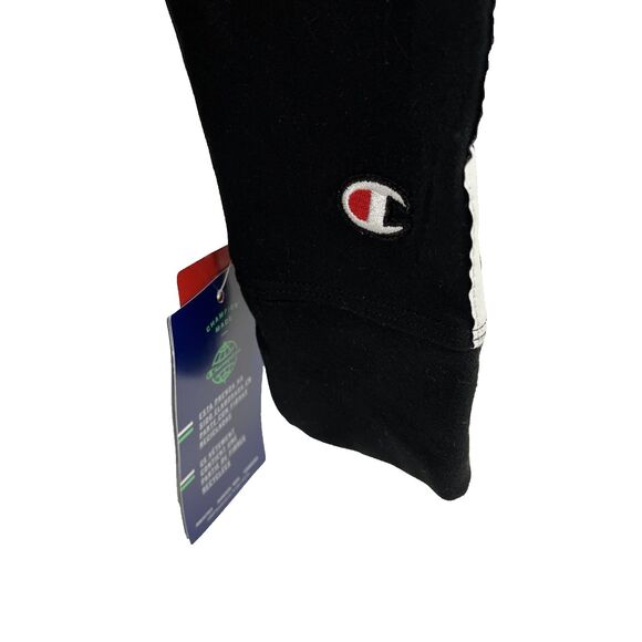 New Women’s Champion Track Jacket Full Zip Sz S NWT Black Logo Trim - Picture 3 of 9